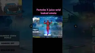 Fortnite X juice wrld leaked emote #fortnite #rap #juicewrld