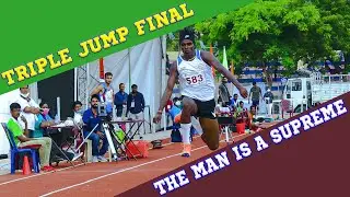 Triple Jump Final Men || Praveen Wins Gold || 60th National Open Athletics Championships 2021