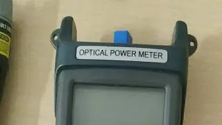 Optical power meter and VFL  demo #electronics #optical #multimeter #vfl
