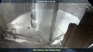 Effortless, Reliable Cleaning using Spraying Systems Co.'s TankJet&reg; 80-CIP