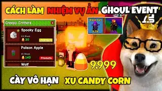 C&aacute;ch L&agrave;m Nhiệm Vụ Ẩn C&agrave;y Xu CANDY CORN Si&ecirc;u Nhanh Đổi FULL Qu&agrave; UPDATE Mới GROW A GARDEN | Roblox