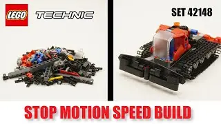 How to build LEGO&reg; Technic 42148 | Snow Groomer (2023) | Stop Motion
