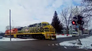 Afternoon EASTBOUND FW-LI CFE-09 SHV CFE/CFE Steel/Box Cars Mixed Freight Train! (01/15/2026)