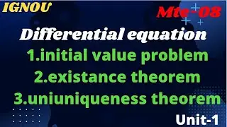 differential equation||mte8||unit-1||nature of differential equation @Pareeksha_time ||part4