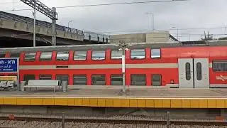 Двухэтажный поезд' Bombardier Double-deck Coach с тепловозом Euro 3200. Рейс Беэр-Шева — Кармиэль!