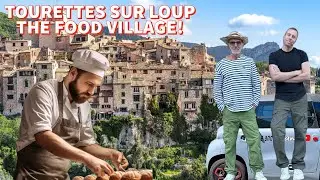 TOURRETTES SUR LOUP, лучшее место для еды на Французской Ривьере?!🇫🇷 🚙