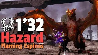 Frostrcraft Dual Blades Annihilates Hazard Flaming Espinas | 【MH:Rise Sunbreak】