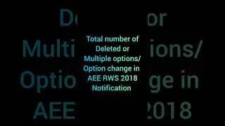 TSPSC AEE RWS 2018 TOTAL DELETED QUESTIONS|| AEE CIVIL|2023 #aeecivil #aee #tspsc #rws #cutoff