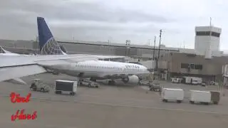 Houston to Munich, Taxi and Take off United Air Lines 767