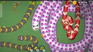 Worms Zone Лучшая игра Uzor Snake/ WormsZoneio Top Killer Hack Many Tiny Snakeio.