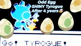 1% Shiny Tyrogue Odd Egg After 4 Years & 25+ Phases