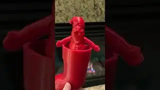 Surprise santa 🎅 print coming out of stocking
