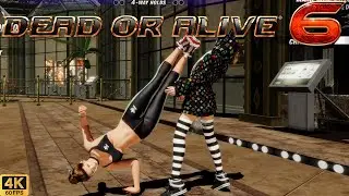 DOA6 Kasumi (Sportwear mod) 💥 Marie Rose (SMUG hoodie mod) CPU vs CPU AI vs AI (hardest level 8)