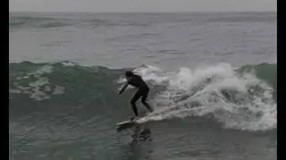 FRED COMPAGNON L' HOMME QUI SURFE SUR UNE PLANCHE DE BOIS