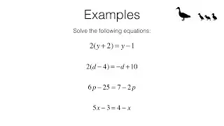 A17b Part 1 video 2 of 2 Solving equations where the unknown is on both sides