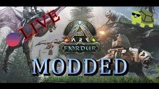 Ark 100 Days Modded Fjordur Live Stream Harvester Crew