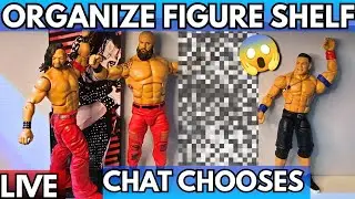 🔴LIVE- CHAT CONTROLS HOW TO SETUP MY WWE SHELF? 😱 + CHATTING