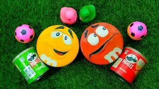 Satisfying Video | Unpacking 2 M&M'S and Skittles Pringles with Candy ASMR