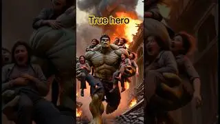 Hulk True Hero Story |  the REAL LIFE HERO | #shorts  #story  #heroic