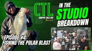 CTL IN STUDIO: GIANT CRAPPIE AFTER THE FIRST MAJOR COLD FRONT (CRAPPIE TALK LIVE EPISODE #4)