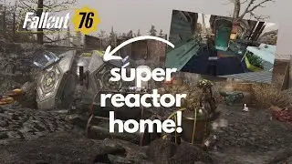 Super Reactor Home In Nuclear Crater Fallout 76 CAMP Build Tutorial