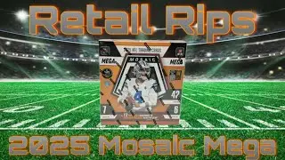 2025 Mosaic Football Mega Box Case Hit Plus RC Auto!! Absolute Banger Retail Opening