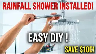 How to Install a Rainfall Shower Head Easy DIY Step by Step!