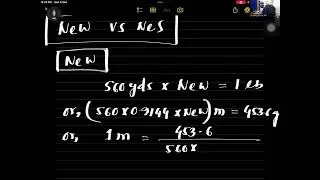 Yarn Count (Unit Conversions)