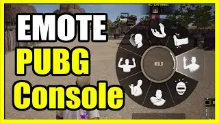 How to USE Emotes in the Game on PUBG Consoles (PS5 or XBOX)