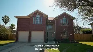 For Sale 7926 Sundance Court, Baytown, Texas, 77521 @ $279,786