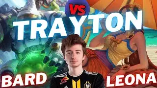 TRAYTON | BARD VS LEONA | SUP GAMEPLAY | Patch 15.12 / Season 15 | #LeagueofLegends