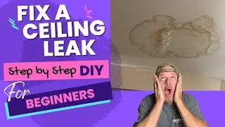 How To Fix A Ceiling Leak