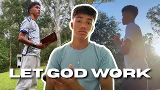 God is the master craftsman in your life... It's up to you to let Him work