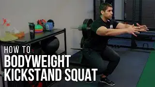 Bodyweight Kickstand Squat