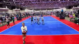 USAV Girls Jr Nat&rsquo;l MF 12NW vs. Cape Coast 12 Cassini (FL) (42) (Set 1)