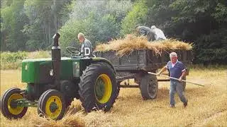 Les vidéos d'Alain, chargemnt des gerbes de blé Lagny (60)
