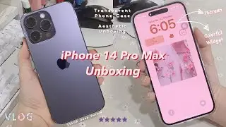  iPhone 14 Pro Max Deep Purple 256GB UNBOXING 💜 | MIRA