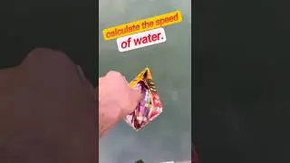 ##trendingshorts  calculate speed of water with help of paper boat..😱😱😱😨 ⛵⛵ .. The villagers study 😱