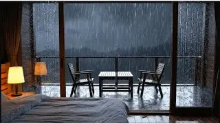 Leave Everything Behind: Heavy Rain on the Balcony for Mental Recovery🌧Tinggalkan Bebanmu, Pulihlah