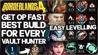 Borderlands 4 - Most OP Early Build On ALL Vault Hunters - Easy FAST Campaign Leveling & Gear Farm!