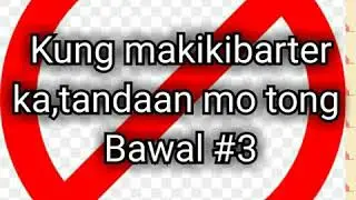 Barter pa more! Bawal #3 Bawal ibarter ang mga animals...