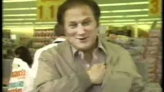 Al Waxman for Miracle Food Mart 1984 TV commercial