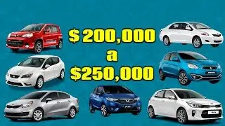 Los mejores autos de 200 a 250 mil Pesos | Tixuz Autos