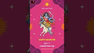 Happy Navratri - Day-7 || Kaalratri Mata Puja #reels #trending #ngo #navratri