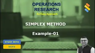 Simplex Method with solved example