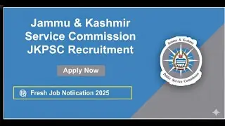 🤫 New JKPSC Job Notification SHOCKER & Exam Date LEAKED! Jkssb Online Tutorial.