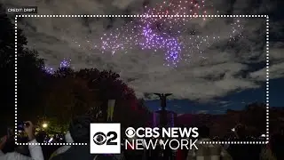Dutch studio Drift hosts massive drone show over Central Park