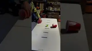 Flip cup race
