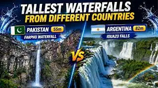 🌍✨ Самые высокие водопады разных стран | Величественные чудеса природы ✨🌍