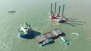 A dual-barge operation completed in just three hours!